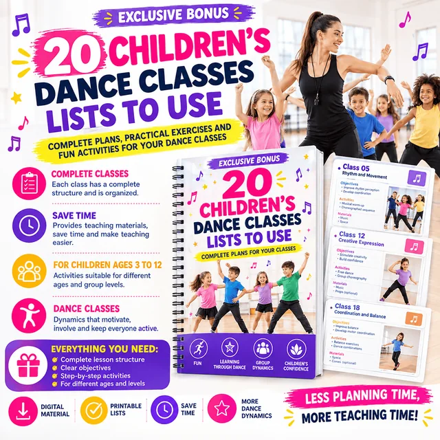 📋 20 READY-TO-USE CHILDREN'S DANCE CLASSES